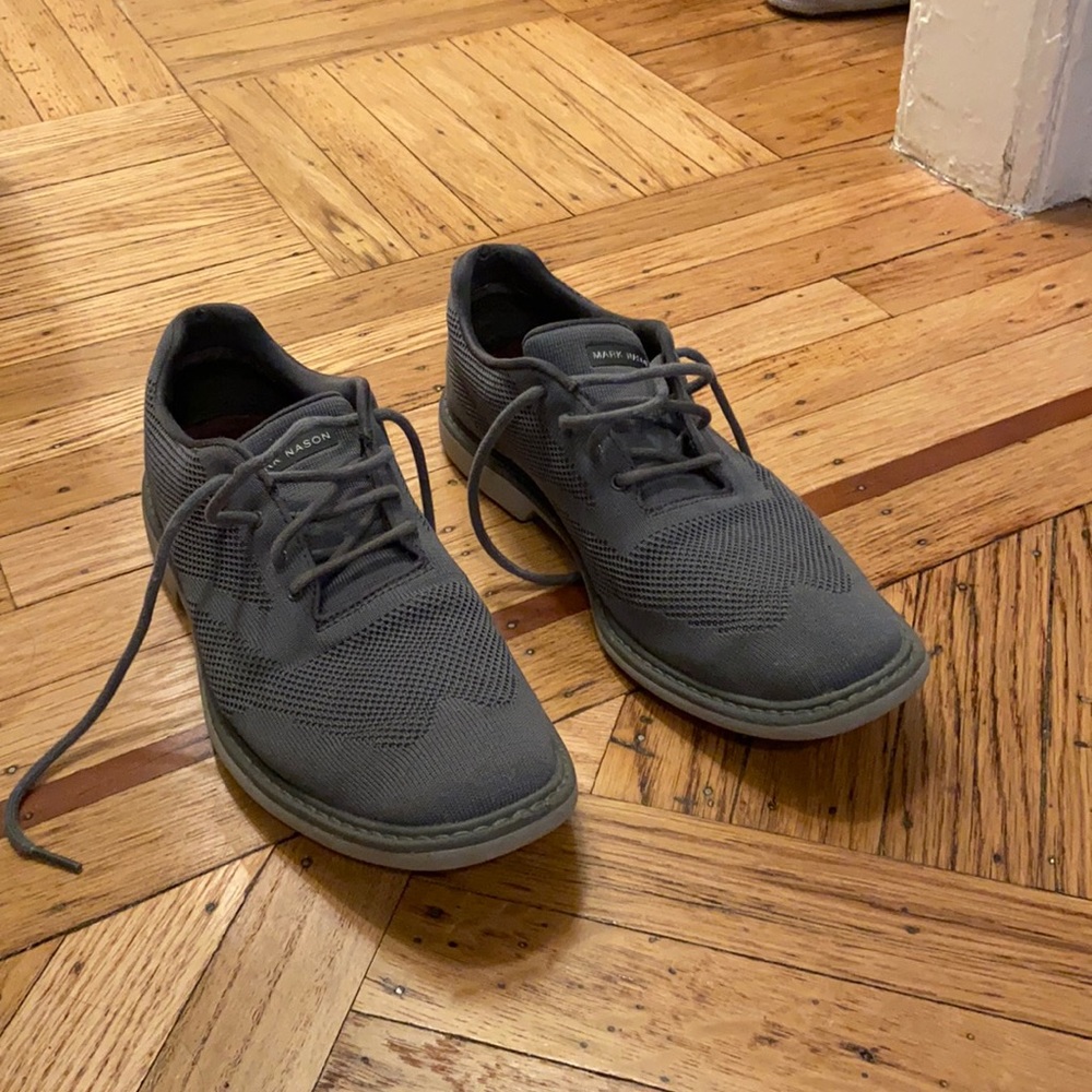 Mark Nason gray dress shoes